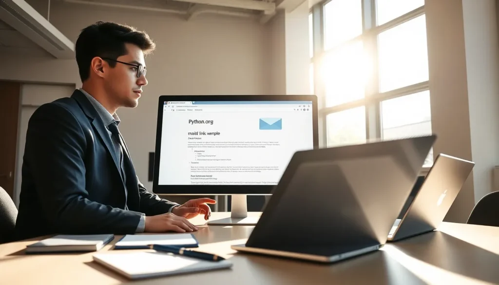mailto python.org