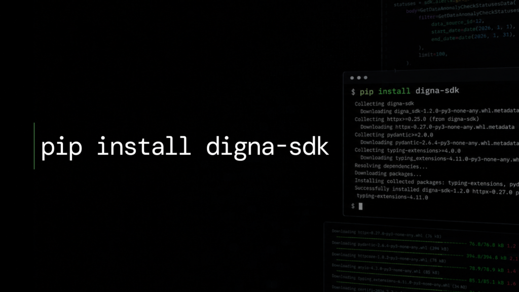 digna python sdk, data observability workflows, python sdk for data, data observability tools, program data workflows, data monitoring sdk, enterprise data observability, data pipeline observability, python data tools, data workflow automation